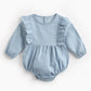 0 Baby Denim Clothes Bodysuit Wrap Fart Romper