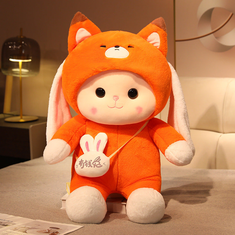 0 Cute Rabbit Doll Pillow Plush Toy Girl38.89 Fox-45cm