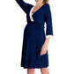 0 Pregnant Women Nightdress Maternity Sleepwear14.78 Navy-Blue-L