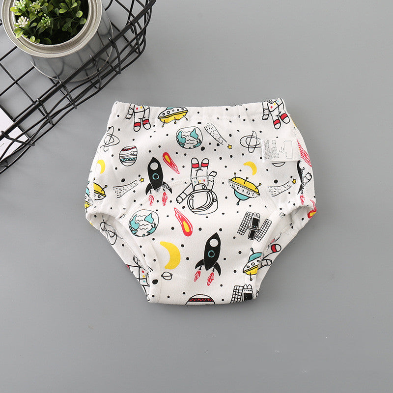 0 Newborn washable diapers cotton diaper11.79 Space-travel-110cm