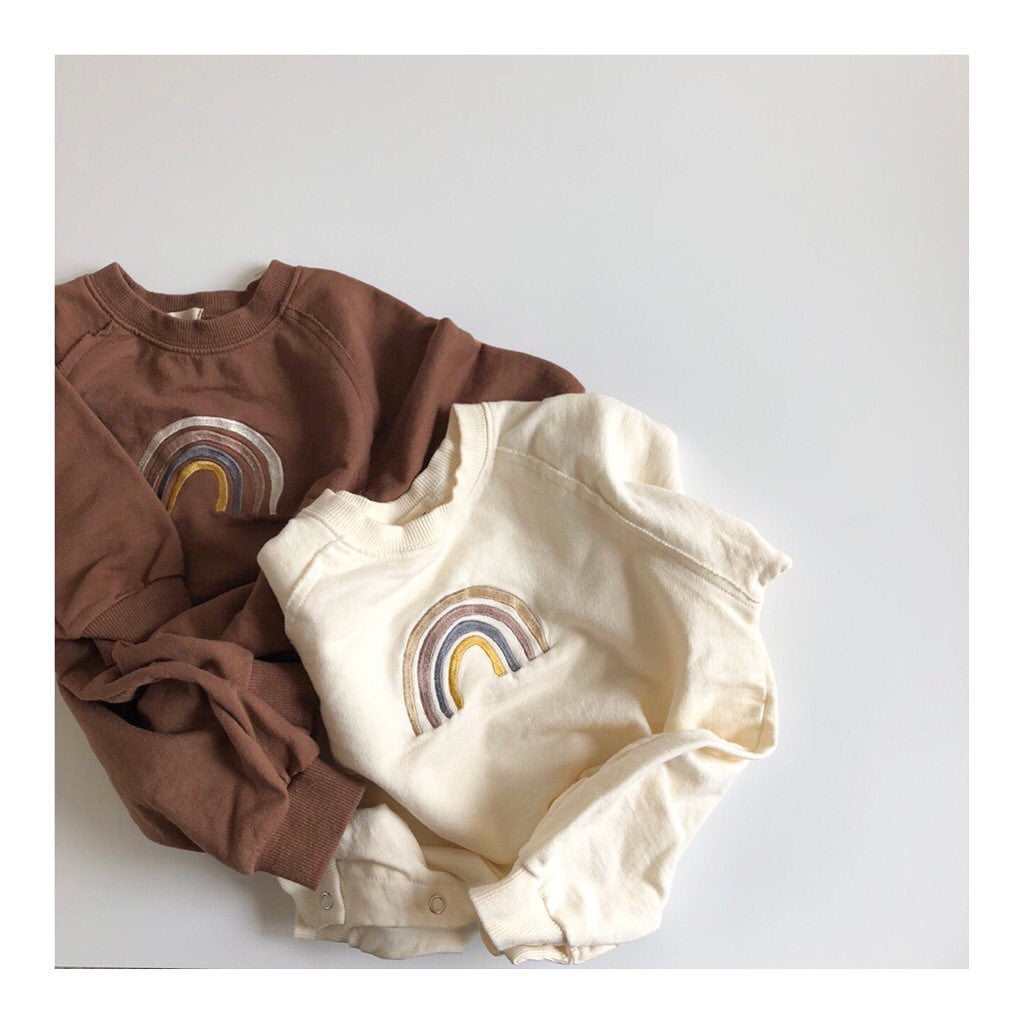 0 Rainbow series baby romper