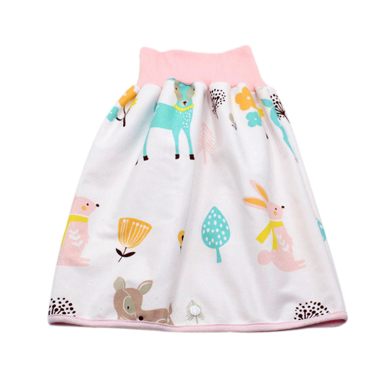 0 Infant Children's Diaper Skirt Waterproof Baby Diaper Skirt21.06 Fawn-M