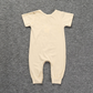 0 Newborn Baby Boy Girls Clothes Hamburg Letters Short Sleeves Romper Jumpsuit Outfits 0-18M