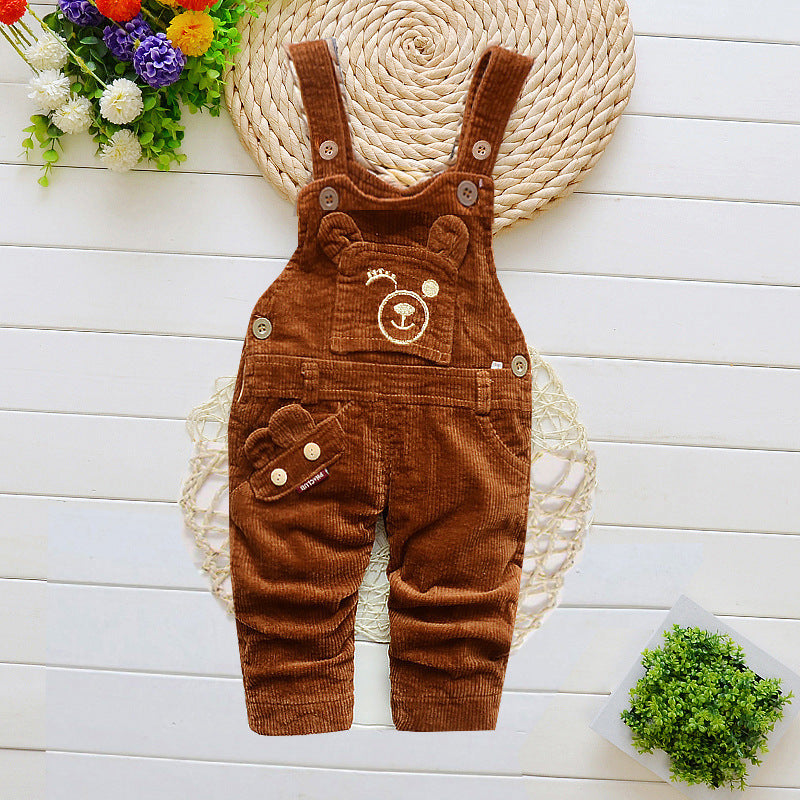 Salopete Salopette enfant fille10.00 Buttons-bear-Caramel-90cm