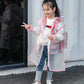 0 Hiking Poncho Kids Fashion Transparent Raincoat20.65 Pink-2XL