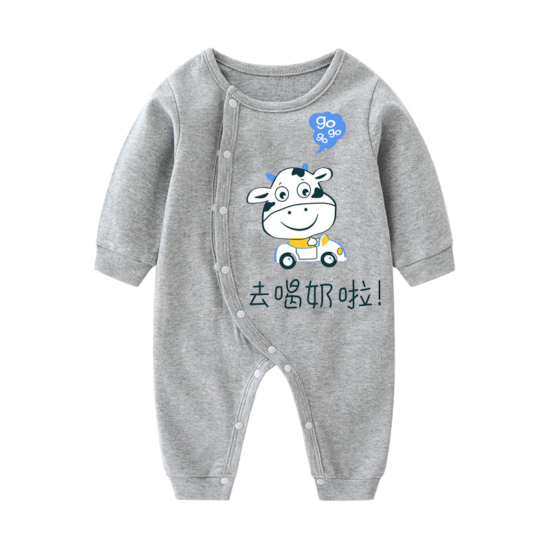 0 Baby Ctton Long-sleeved One-piece Baby Romper11.15 D-90cm