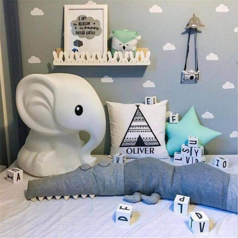 0 Baby Bedding Cartoon Baby Crib Bumper Pillow Infant Cradle Kids Bed Fence Baby Decoration Room Accessories