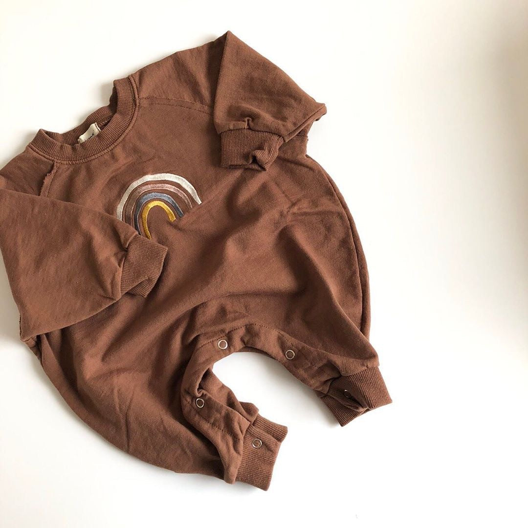 0 Rainbow series baby romper