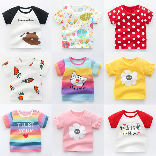 0 Cotton t-shirts for babies and children
