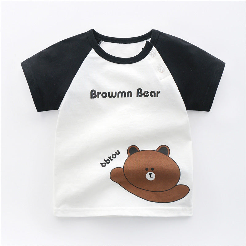 0 Cotton t-shirts for babies and children9.46 Bear-80cm