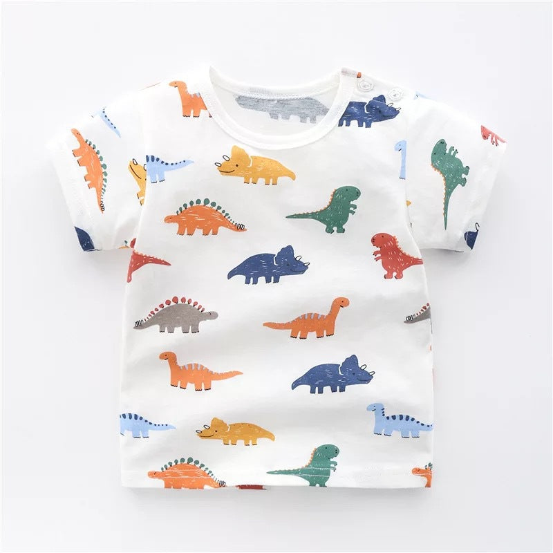 0 Cotton t-shirts for babies and children9.46 Dinosaur-100cm