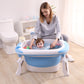 0 Baby folding tub large can sit thick bath tub