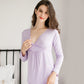 0 Pregnant Woman BreastFeeding Suit12.02 Purple-XXL