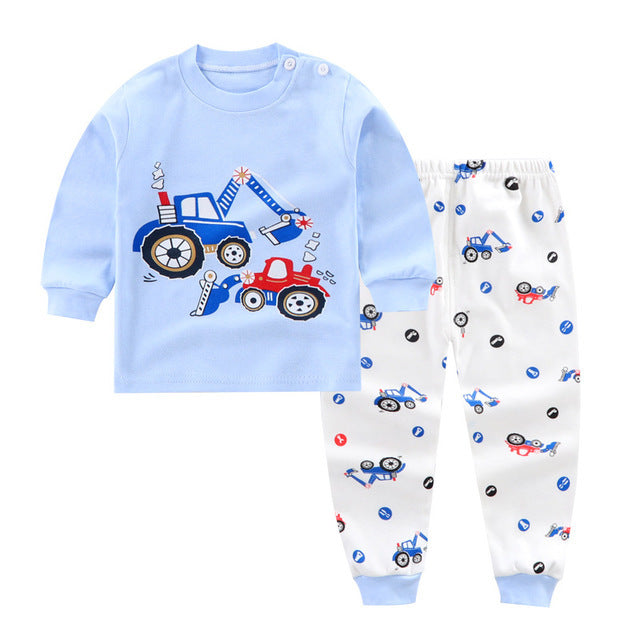 0 Autumn And Winter Pajamas, Baby Autumn Clothes, Long Trousers, Girls' Home Clothes, Long Sleeves14.05 09style-90cm