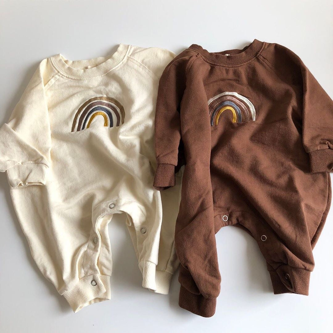 0 Rainbow series baby romper