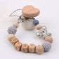 0 Baby products soothing beech wood mouth chain clip9.23 Grey