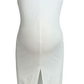 0 Pregnant-Clothes Party-Dress10.46 White-L