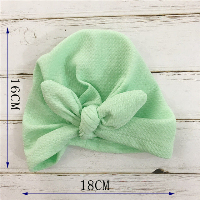 0 Knot Bow Baby Headbands Toddler Headwraps 6m-18m Baby Turban21.45 4-Color