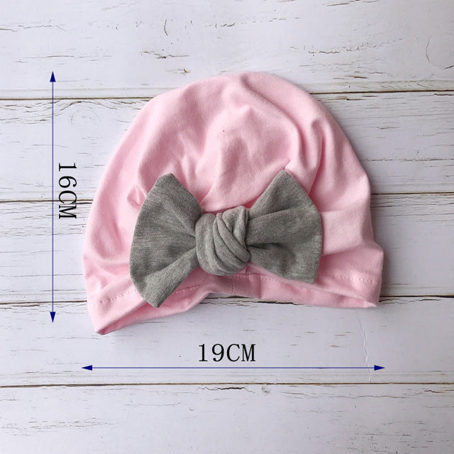 0 Knot Bow Baby Headbands Toddler Headwraps 6m-18m Baby Turban21.25 22-Color