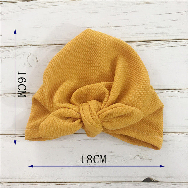 0 Knot Bow Baby Headbands Toddler Headwraps 6m-18m Baby Turban21.45 5-Color