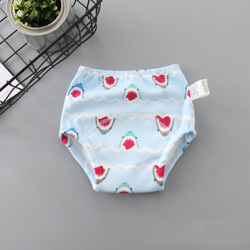 0 Newborn washable diapers cotton diaper11.79 Shark-90cm