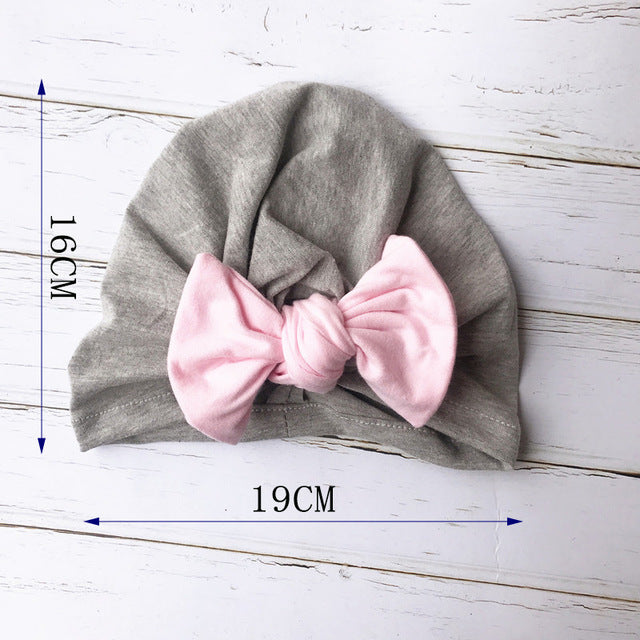 0 Knot Bow Baby Headbands Toddler Headwraps 6m-18m Baby Turban