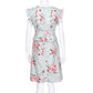 0 Women Sleeveless Maternity Dress Casual Flower Print