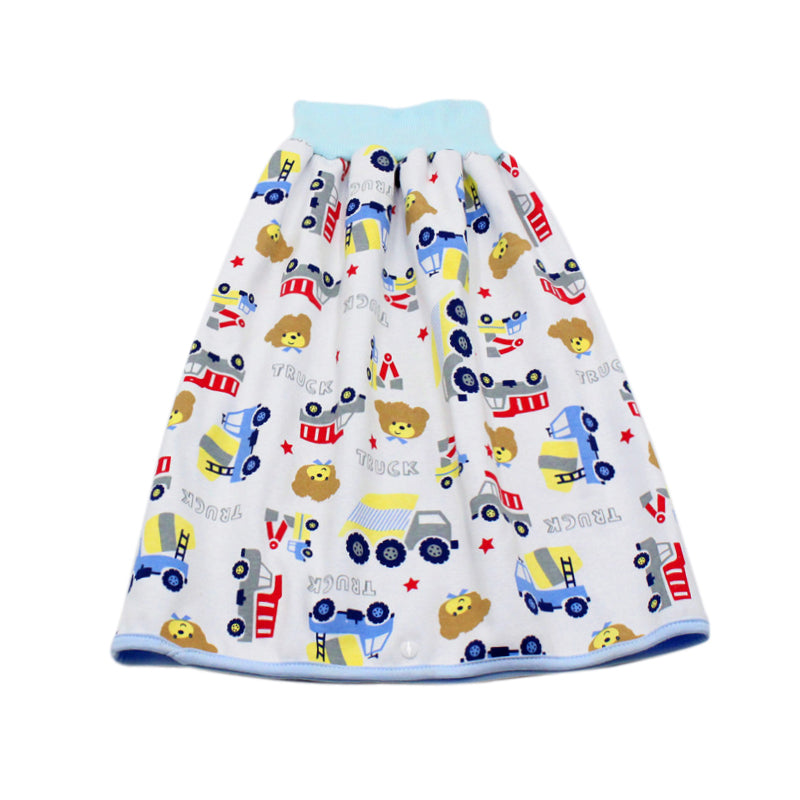 0 Infant Children's Diaper Skirt Waterproof Baby Diaper Skirt14.14 Bear-car-M