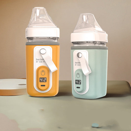 0 Baby Milk Bottle Insulation Artifact Constant Temperature Heating Pigeon Baby Bottle Insulation Cover Night Milk Adjusting Milk