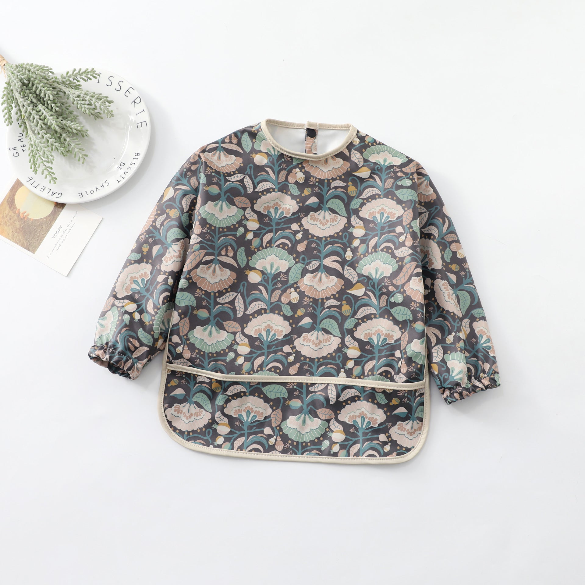 0 Kids' Bib Reverse Dressing31.19 Peony-Flower-M