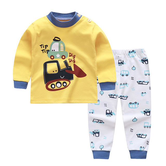 0 Autumn And Winter Pajamas, Baby Autumn Clothes, Long Trousers, Girls' Home Clothes, Long Sleeves14.05 11style-90cm