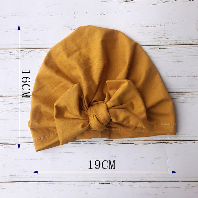 0 Knot Bow Baby Headbands Toddler Headwraps 6m-18m Baby Turban21.25 21-Color