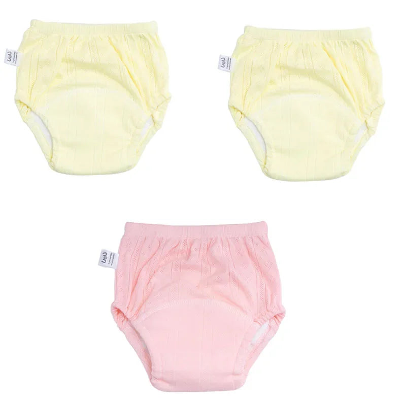 3PCS/LOT Candy Colors Newborn Training Pants Summer Baby Shorts Washable Boy Girls Cloth Diapers Reusable Nappies Infant Panties11.06 for-girls-Set-B-M-Weight-11-15kg