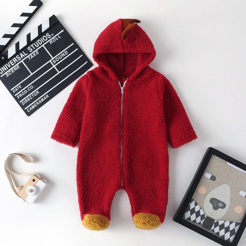 0 Newborn foot coveralls14.53 B-Wine-red-90cm