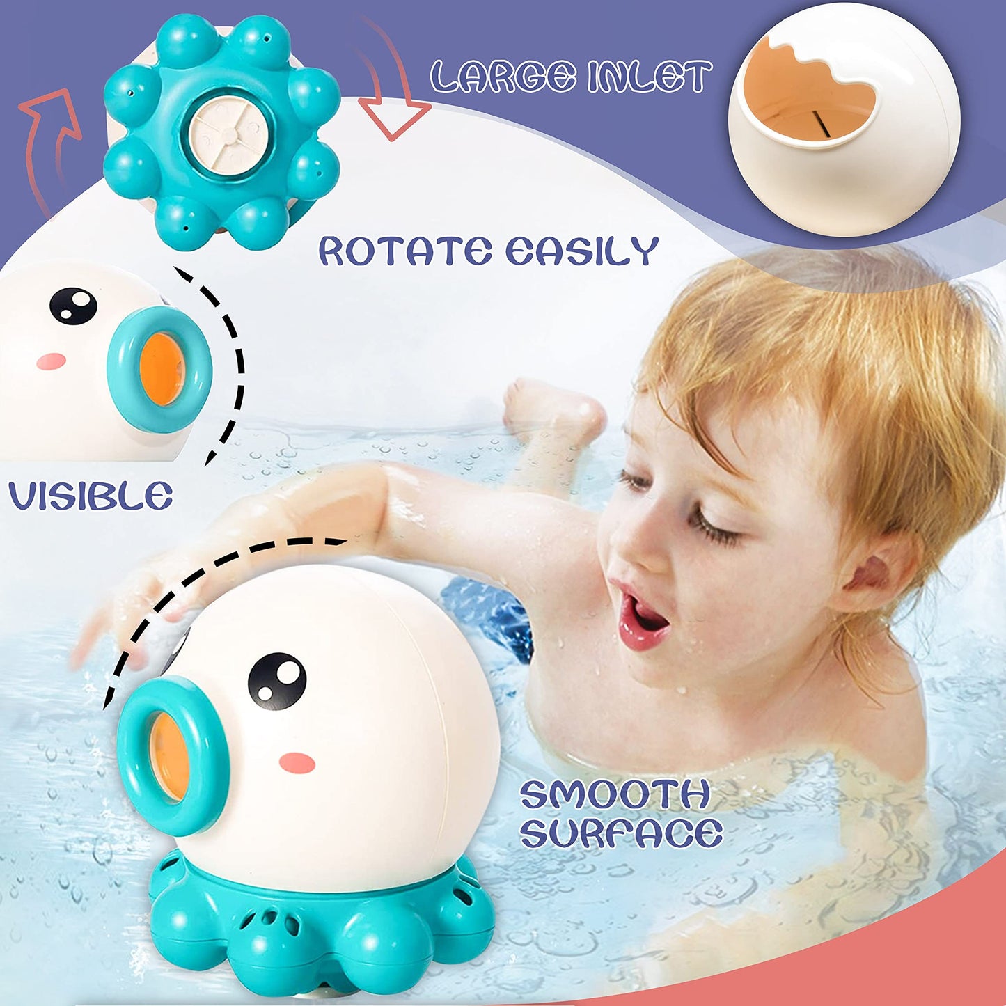 0 Bébé Jouets Pour le Bain Pour Enfants 2 À 4 Ans de Bain De Bébé de L'eau Jeu De Douche Jouet Pour Bébé Garçons Fille baignoire Salle De Bains Enfants Cadeau