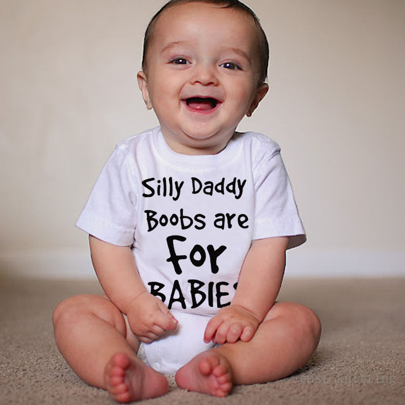 0 Silly Daddy Boobs Are For Babies